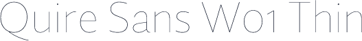 Quire Sans W01 Thin
