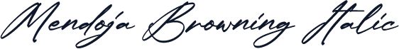 Mendoja Browning Italic