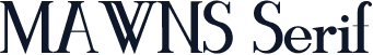 MAWNS Serif