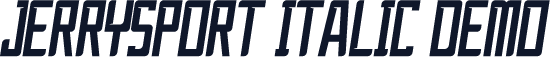 JerrySport Italic Demo