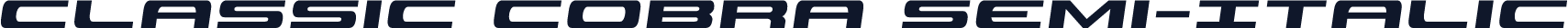 Classic Cobra Semi-Italic