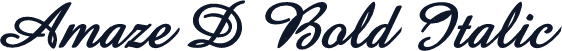 Amaze D Bold Italic