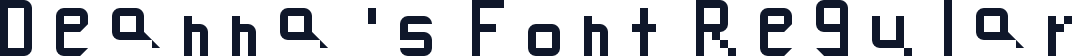 Deanna's Font Regular