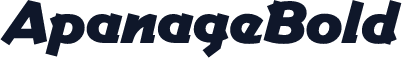 ApanageBold