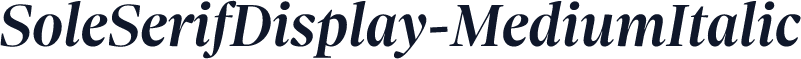 SoleSerifDisplay-MediumItalic