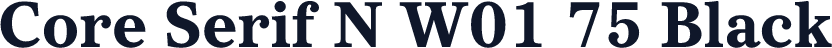 Core Serif N W01 75 Black