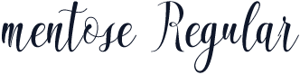 mentose Regular