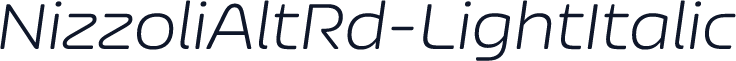 NizzoliAltRd-LightItalic