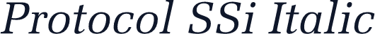 Protocol SSi Italic