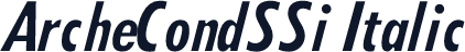 ArcheCondSSi Italic