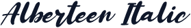Alberteen Italic