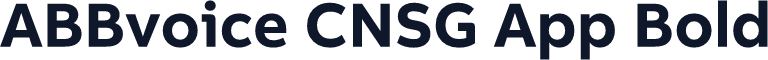 ABBvoice CNSG App Bold