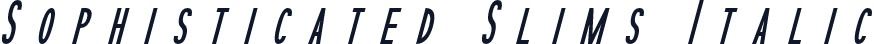 Sophisticated Slims Italic