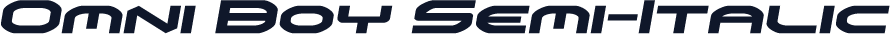 Omni Boy Semi-Italic