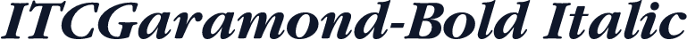 ITCGaramond-Bold Italic