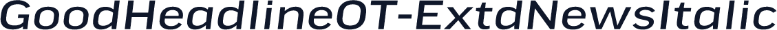 GoodHeadlineOT-ExtdNewsItalic