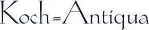 Koch-Antiqua