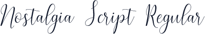 Nostalgia Script Regular