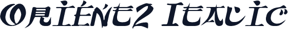 Orient2 Italic