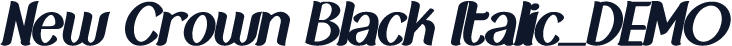 New Crown Black Italic_DEMO