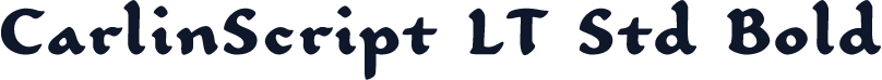 CarlinScript LT Std Bold