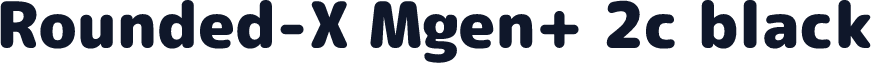 Rounded-X Mgen+ 2c black