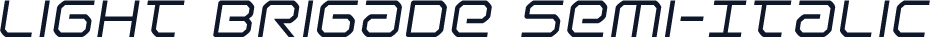Light Brigade Semi-Italic