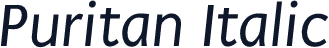 Puritan Italic