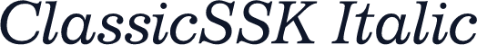 ClassicSSK Italic