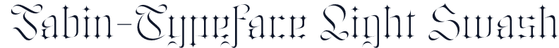 Jabin-Typeface Light Swash
