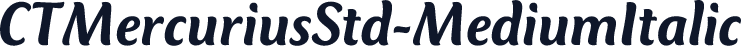 CTMercuriusStd-MediumItalic
