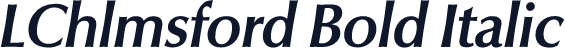 LChlmsford Bold Italic