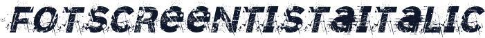 FOTScreentistaItalic