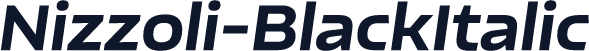 Nizzoli-BlackItalic