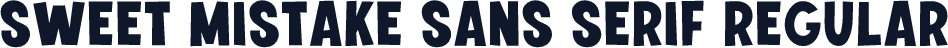 Sweet Mistake Sans Serif Regular