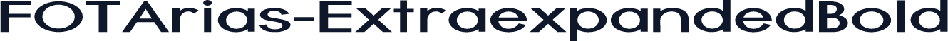 FOTArias-ExtraexpandedBold