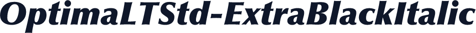 OptimaLTStd-ExtraBlackItalic