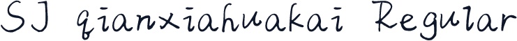 SJ-qianxiahuakai Regular