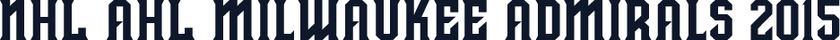 NHL AHL Milwaukee Admirals 2015