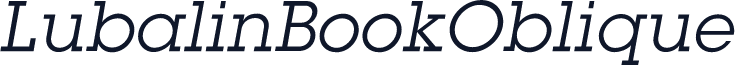 LubalinBookOblique