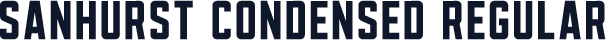 Sanhurst Condensed Regular