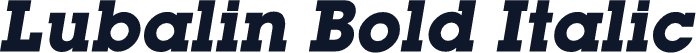 Lubalin Bold Italic