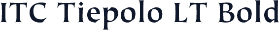 ITC Tiepolo LT Bold