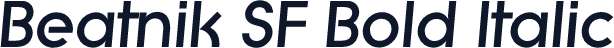 Beatnik SF Bold Italic