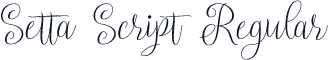 Setta Script Regular