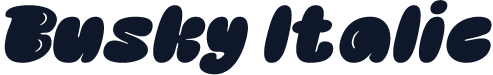 Busky Italic
