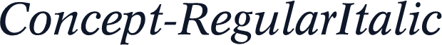 Concept-RegularItalic