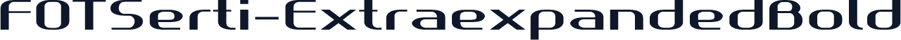 FOTSerti-ExtraexpandedBold