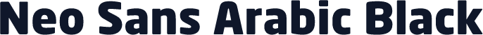 Neo Sans Arabic Black