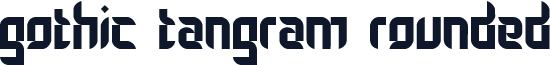 Gothic Tangram Rounded